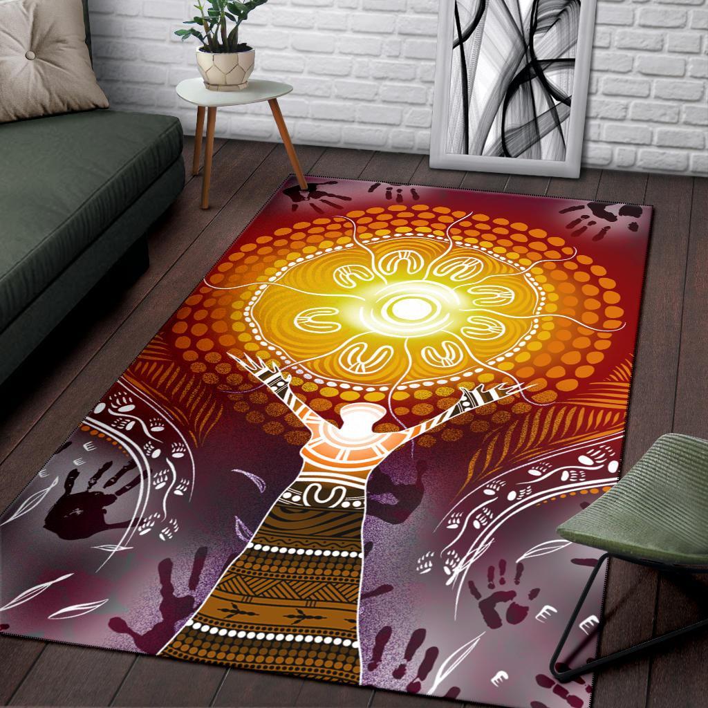 area-rug-australian-aboriginal-naidoc-week-because-of-her-we-can