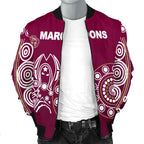 queensland-mens-bomber-jacket-maroons-simple-indigenous