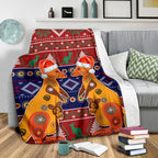 christmas-premium-blanket-mother-kangaroo-in-christmas
