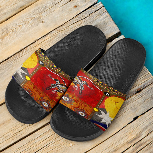 sandals-aboriginal-dot-painting-flags-crocodile