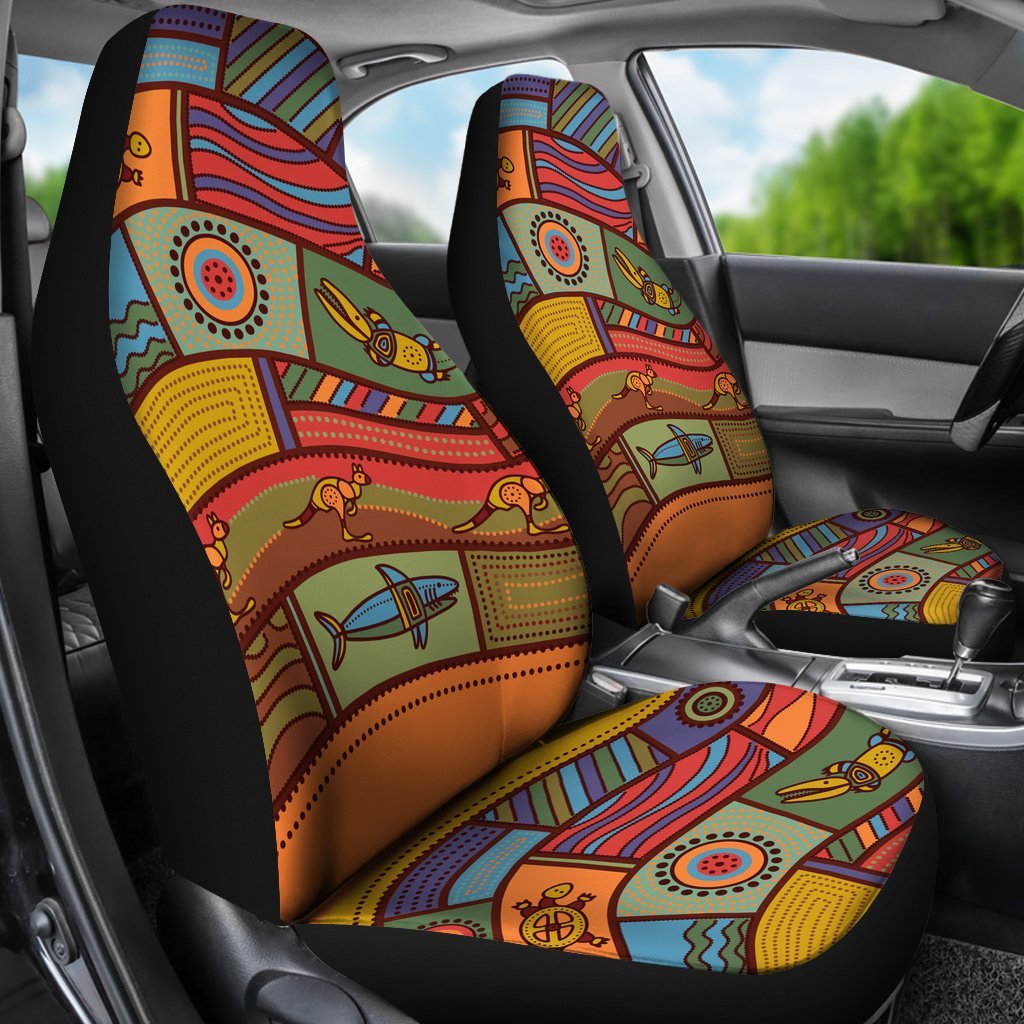 car-seat-covers-aboriginal-art-with-animals