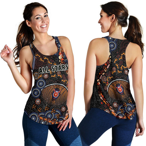 Indigenous Women Racerback Tank All Stars - Vibe Hoodie