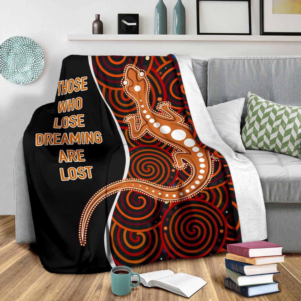 aboriginal-premium-blanket-indigenous-lizard-dreaming