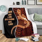 aboriginal-premium-blanket-indigenous-lizard-dreaming