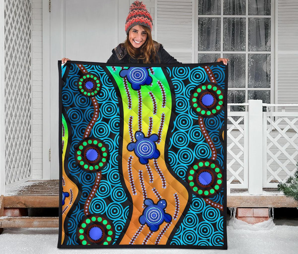 premium-quilt-aboriginal-turtle