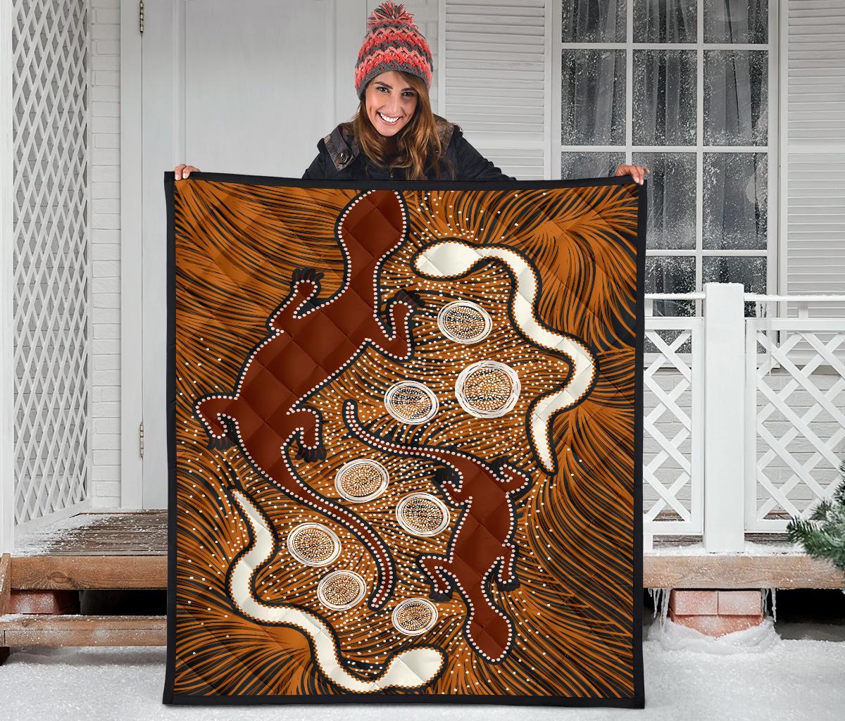 aboriginal-area-rug-indigenous-brown-lizard-and-white-snake
