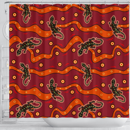 shower-curtain-aboriginal-patterns-curtain-lizard