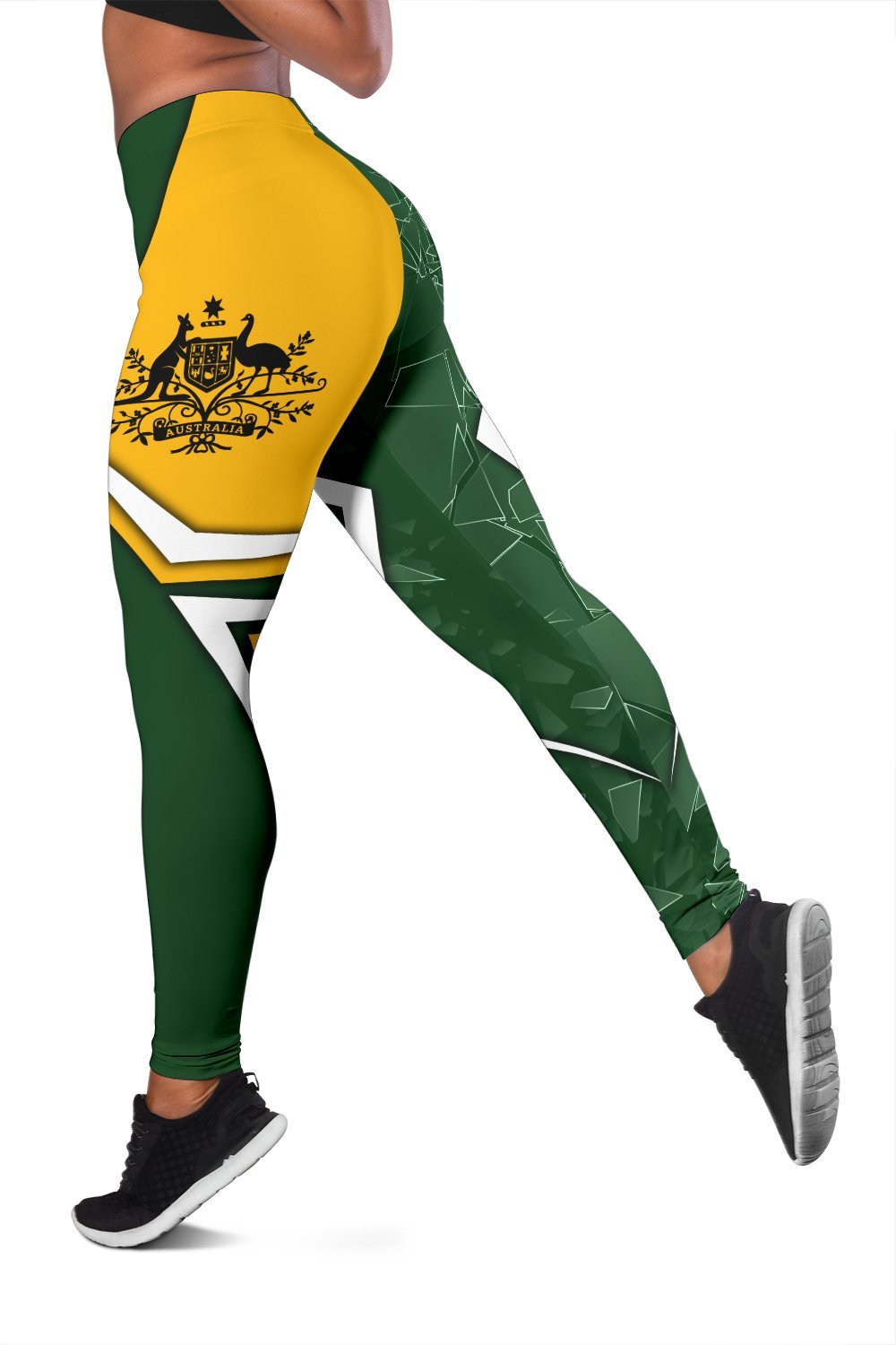 leggings-aussie-flag-green