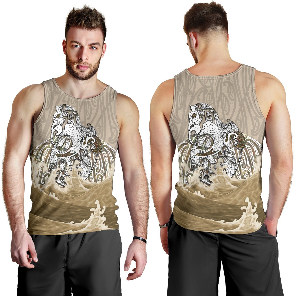 maori-manaia-the-blue-sea-mens-tank-top-golden