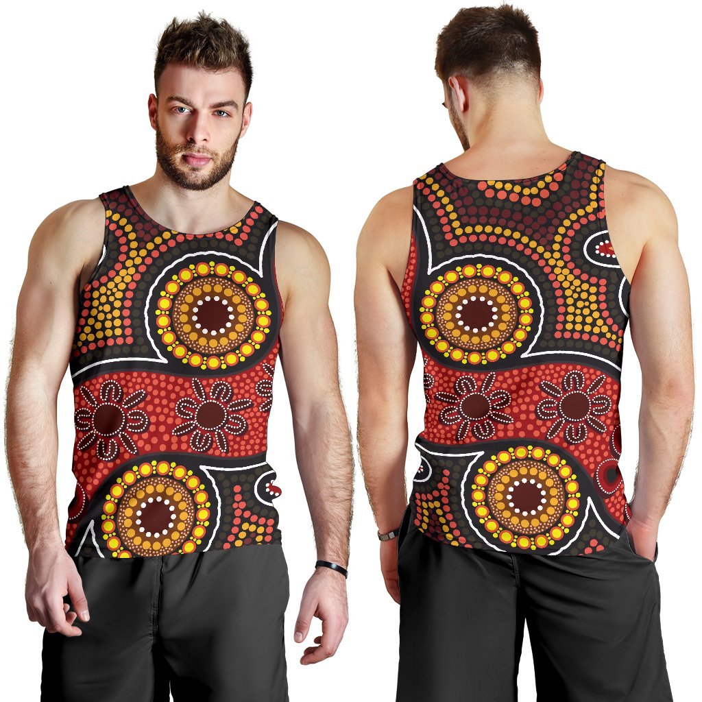 aboriginal-mens-tank-top-indigenous-circle-dot-painting-style-1