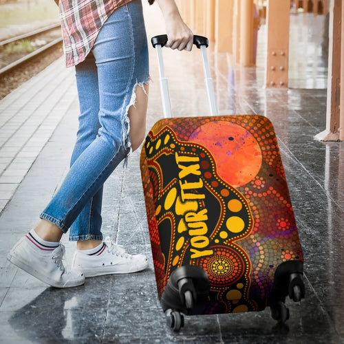 custom-text-aboriginal-luggage-covers-australia-indigenous-flag-circle-dot-painting-art-golden