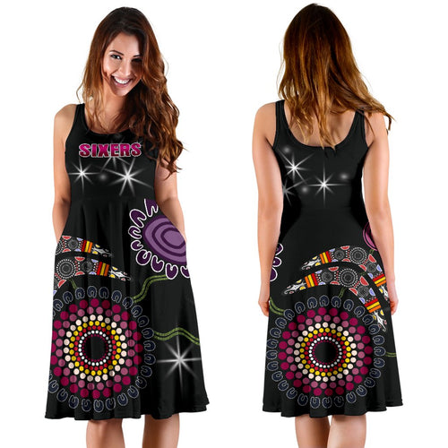 Sydney Women's Dress Sixers Indigenous - Black - Vibe Hoodie