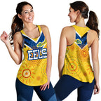 Parramatta Eels Women Racerback Tank Ethnic Style - Vibe Hoodie