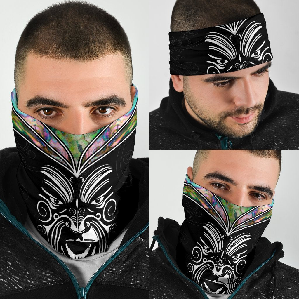 new-zealand-paua-shell-with-maori-face-bandana