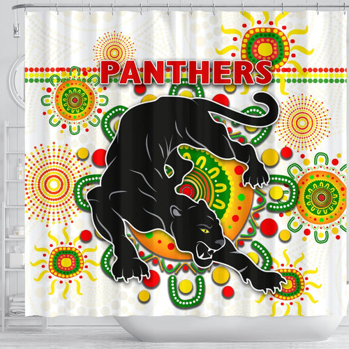 penrith-shower-curtain-indigenous-panthers-white