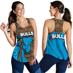 Bulls Women's Racerback Tank - Vibe Hoodie