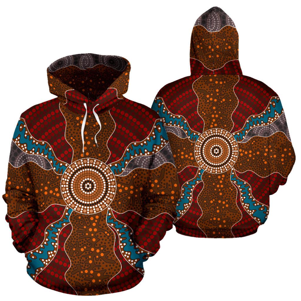 aboriginal-hoodie-circle-dot-painting-indigenous-patterns