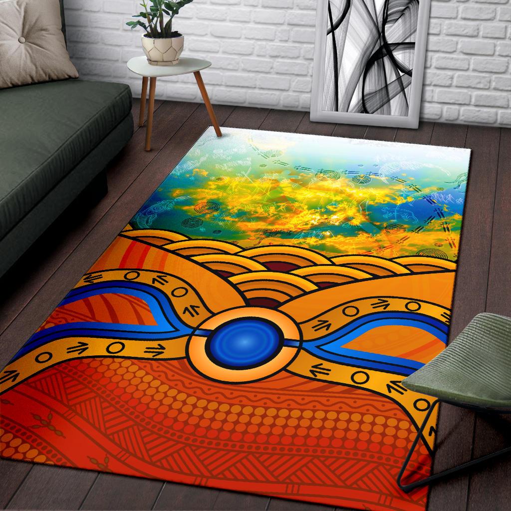 aboriginal-area-rug-australia-kangaroo-sky