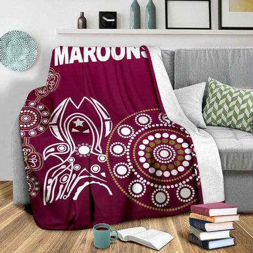 queensland-premium-blanket-maroons-simple-indigenous