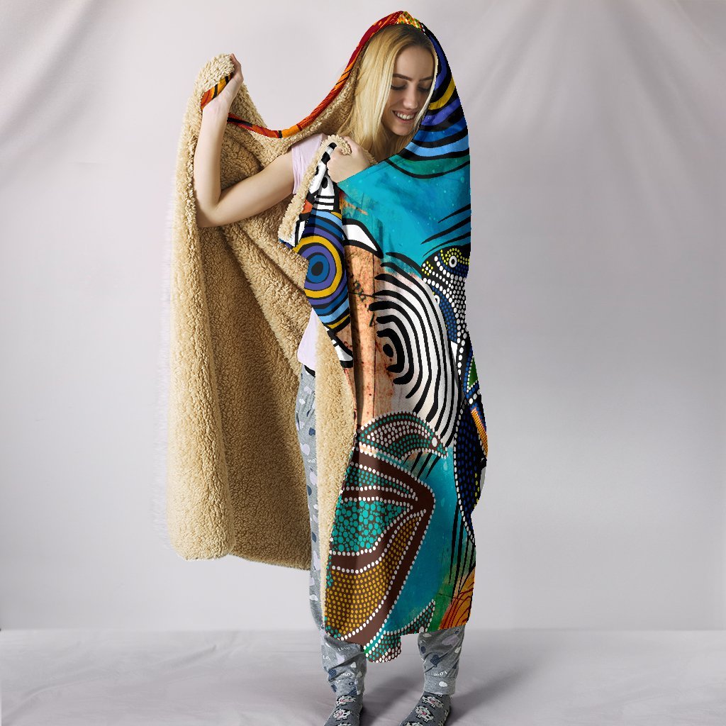 aboriginal-hooded-blanket-turtle-indigenous-art