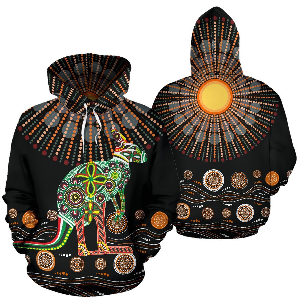 aboriginal-hoodie-kangaroo-dot-painting-sun-pattern