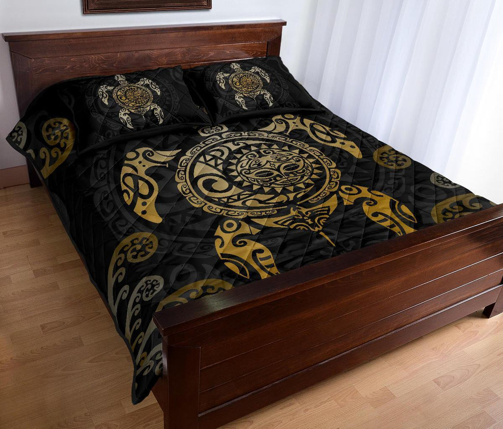 maori-turtle-quilt-bed-set-gold