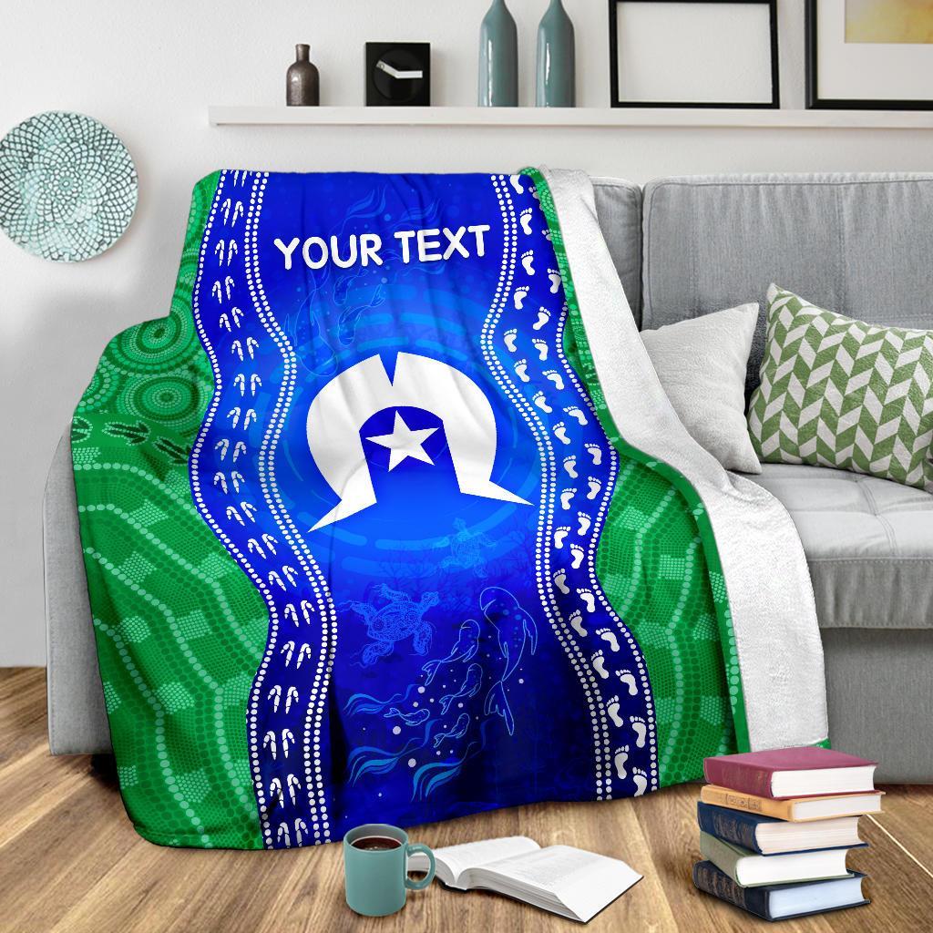 custom-torres-strait-islanders-premium-blanket-torres-symbol-with-aboriginal-patterns