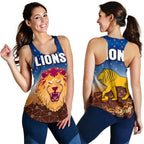 Brisbane Lions Women Racerback Tank Simple Indigenous - Vibe Hoodie