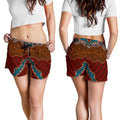 Aboriginal Shorts, Indigenous Dot Painting Short Women 06 - Vibe Hoodie