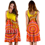Gold Coast Women's Dress Sun Aboriginal - Vibe Hoodie