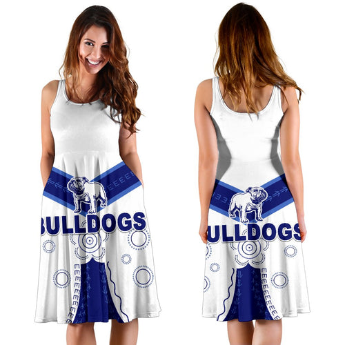 Canterbury-Bankstown Bulldogs Women's Dress Simple Indigenous - Vibe Hoodie