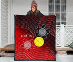 custom-aboriginal-premium-quilt-indigenous-circle-dot-painting-style