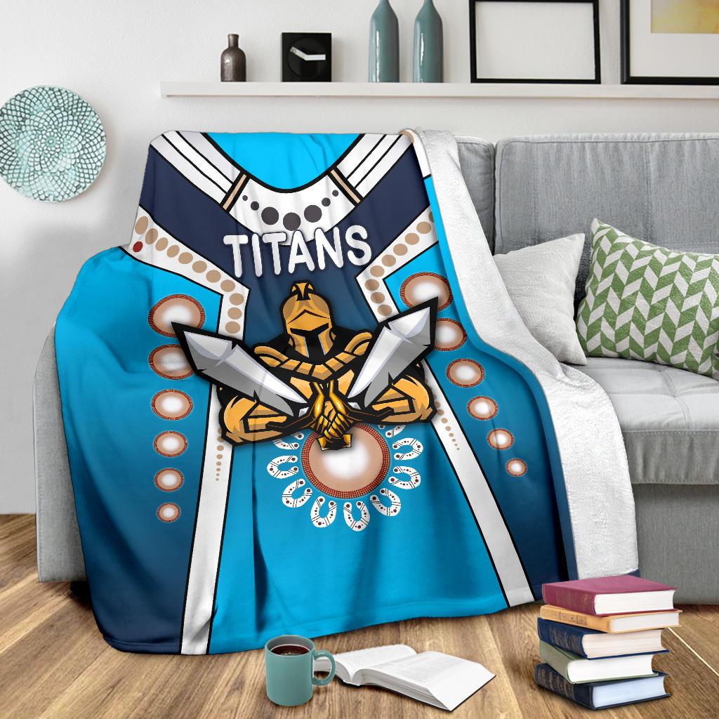 gold-coast-premium-blanket-titans-gladiator-simple-indigenous