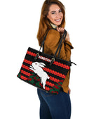 south-sydney-rabbitohs-large-leather-tote-anzac-day-poppy-flower-vibes