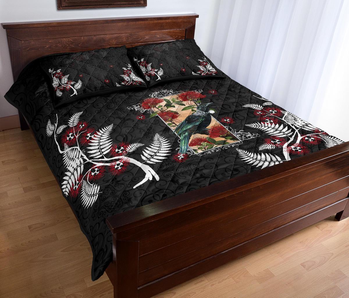 new-zealand-quilt-bed-set-tui-and-pohutukawa