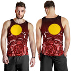 custom-text-aboriginal-mens-tank-top-red-landscape