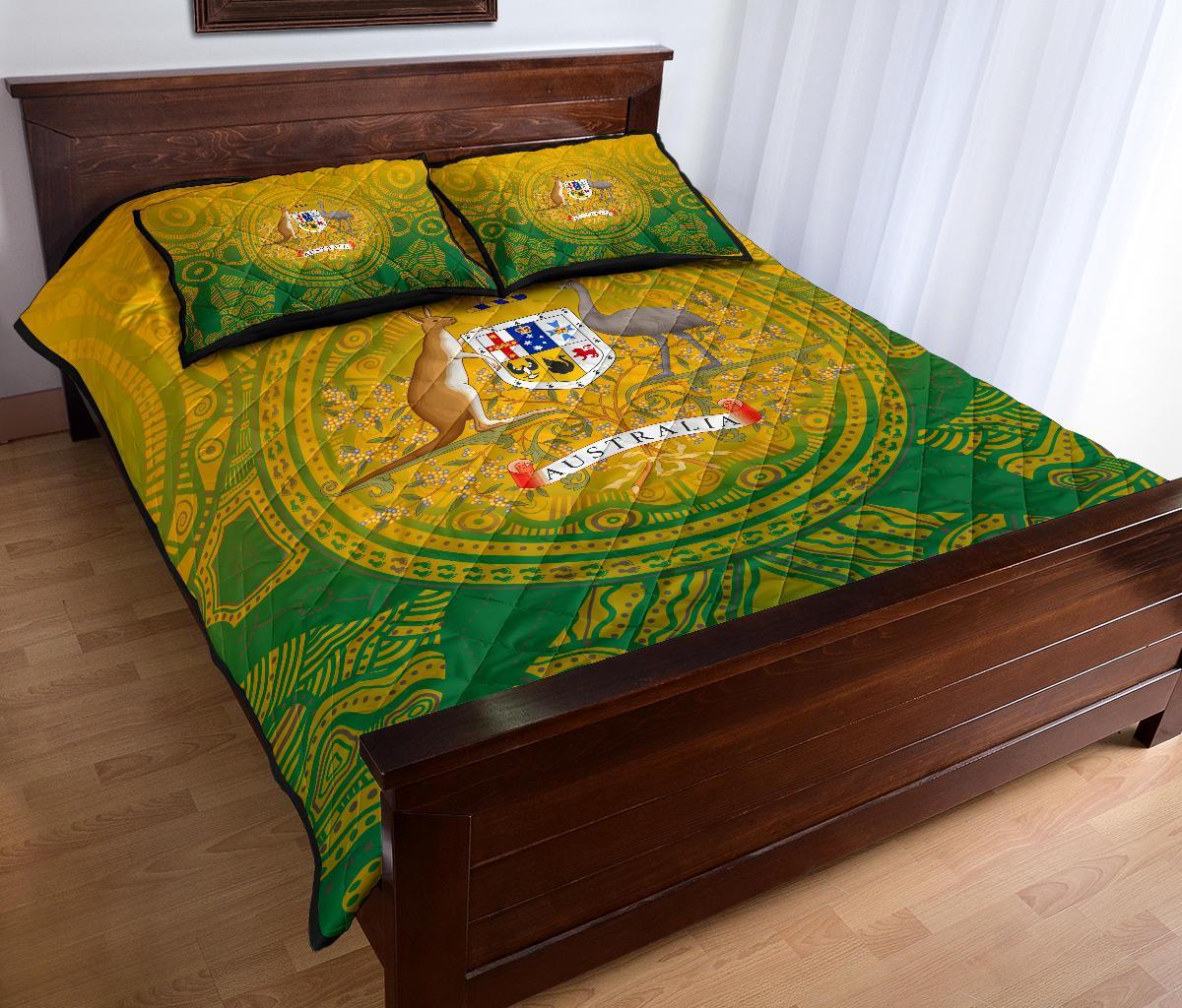 aboriginal-quilt-bed-set-australia-rugby-and-coat-of-arms-ver02