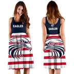 USA Rugby Women's Dress Eagles Simple Style - Navy - Vibe Hoodie