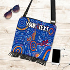 custom-text-aboriginal-crossbody-boho-handbags-indigenous-footprint-patterns-blue-color