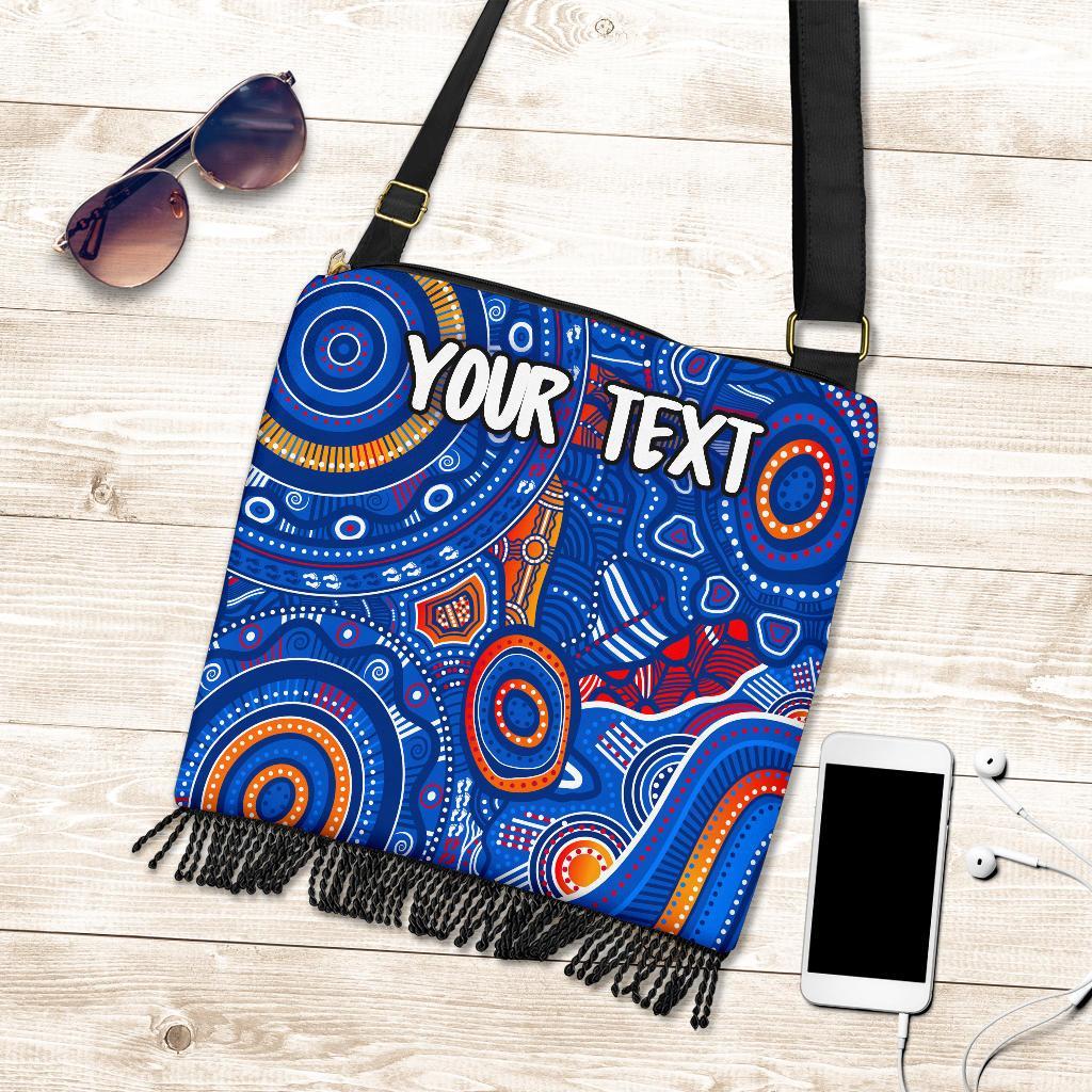 custom-text-aboriginal-crossbody-boho-handbags-indigenous-footprint-patterns-blue-color