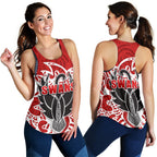 Sydney Women Racerback Tank Simple Indigenous Swans - Vibe Hoodie