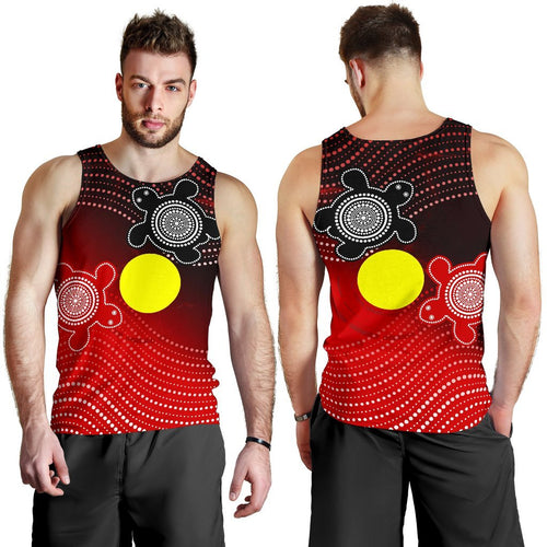 aboriginal-mens-tank-top-indigenous-circle-dot-painting-style