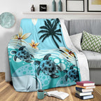 new-zealand-premium-blanket-blue-turtle-hibiscus