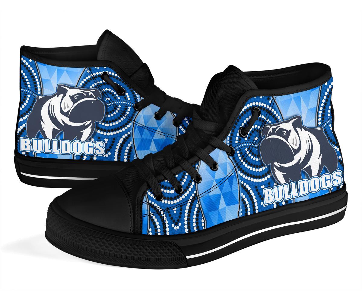 bulldogs-high-top-shoe-indigenous-snappy