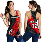 (Custom Personalised) Bombers Naidoc Week Women's Racerback Tank Essendon Ingenious - Vibe Hoodie