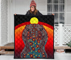 premium-quilt-aboriginal-sublimation-dot-pattern-style-red