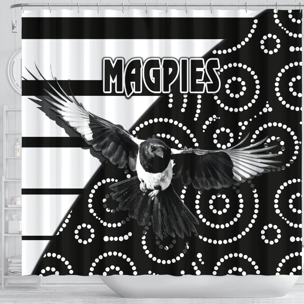 western-suburbs-magpies-shower-curtain-simple-indigenous