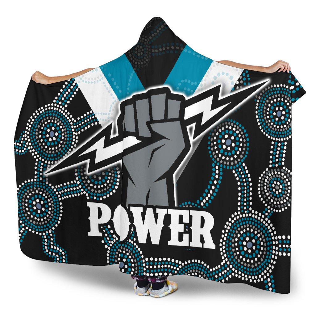 port-adelaide-hooded-blanket-power