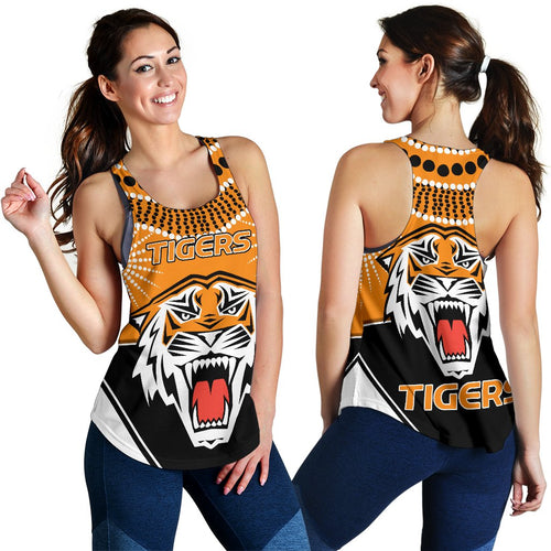 Tigers Women's Racerback Tank Wests Indigenous Newest - Vibe Hoodie