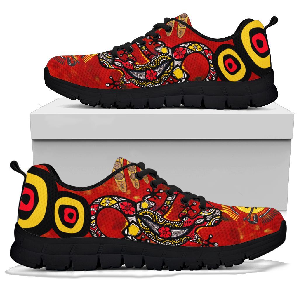 aboriginal-sneakers-lizard-and-boomerang-pattern